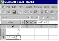 Entering an equation
