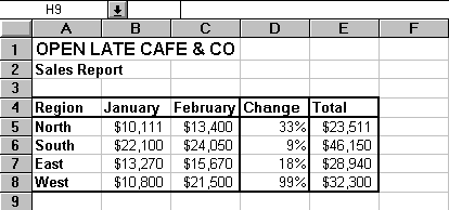 Open Late Cafe with extra column