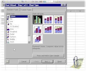 Chart wizard