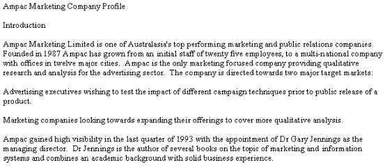 Sample document for chapter 2