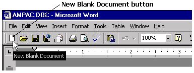 Create a new blank document